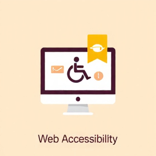Ikona přístupnosti webu - symboly pro handicapované uživatele